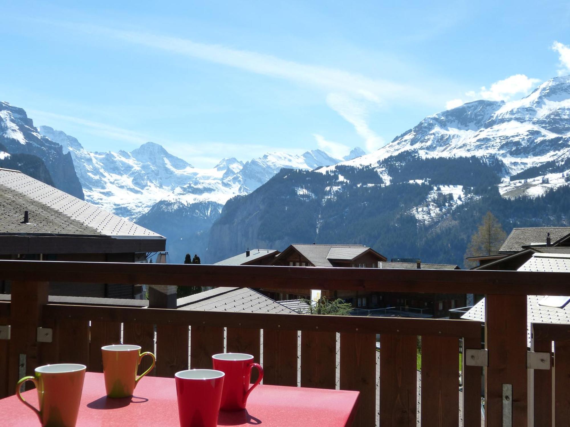 Chalet Bella Vista 6 Wengen Exterior foto